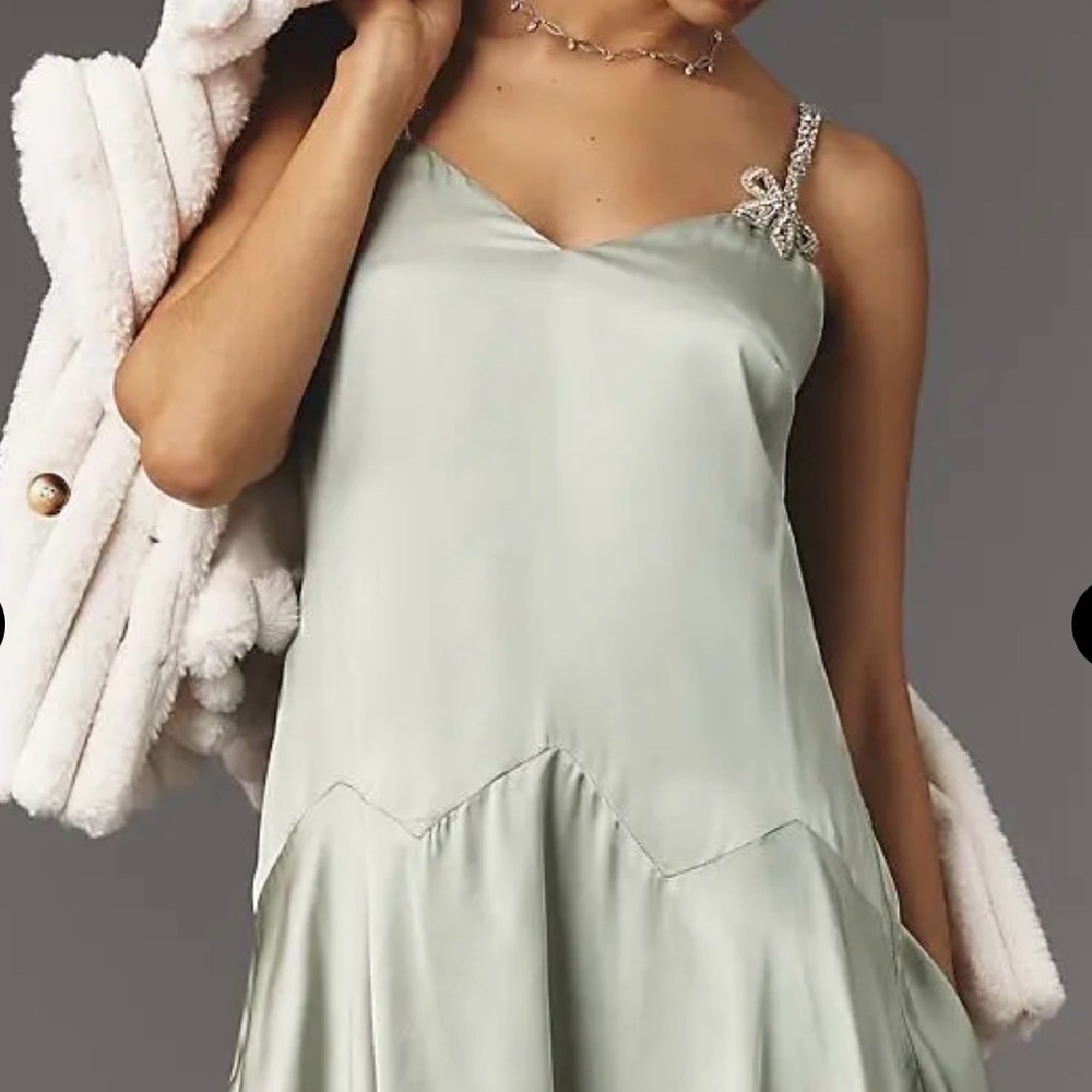 Corey Lynn Calter Bow Strap  Free People mini dress.